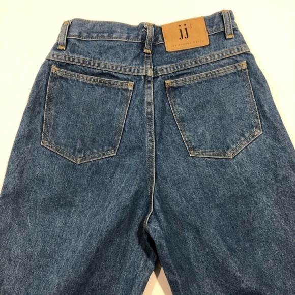 Vintage Jay Jacobs High Waisted Tapered Mom Jeans Size 3/4 100% Cotton - Picture 4 of 9